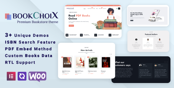 BookChoix - Bookstore WordPress Theme