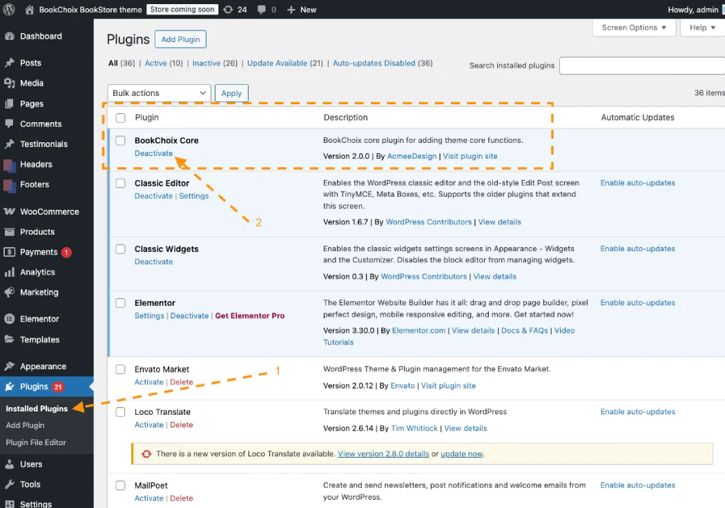 Update WordPress Plugin